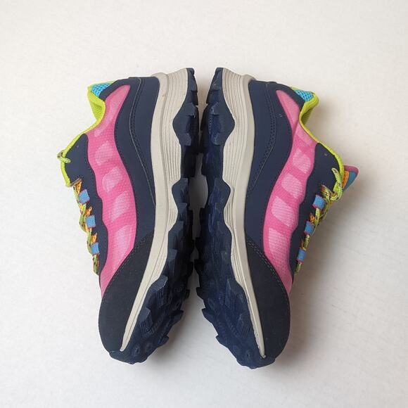 Merrell Moab Speed Low Waterproof Size 6 Youth Hiking Sneaker MulticolorMK166215 - Picture 4 of 8